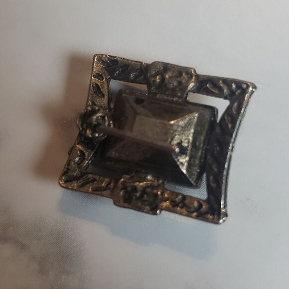 Vintage Small Purple Gemstone Pin/Brooche - Picture 4 of 6